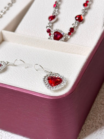 Set Titanic Blue Ocean: collar, pulsera y aretes en estuche azul